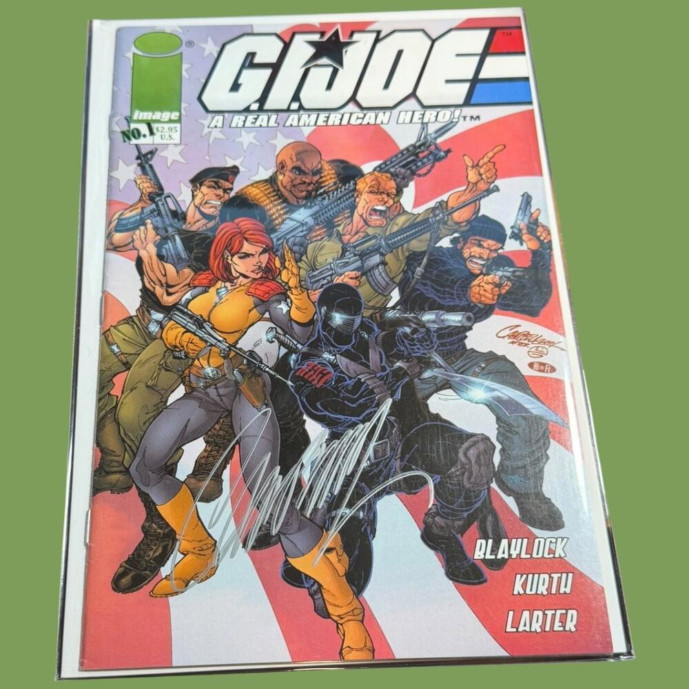 G.I. Joe A Real American Hero #1 Image Comics Signed by J. Scott Campbell Cover
